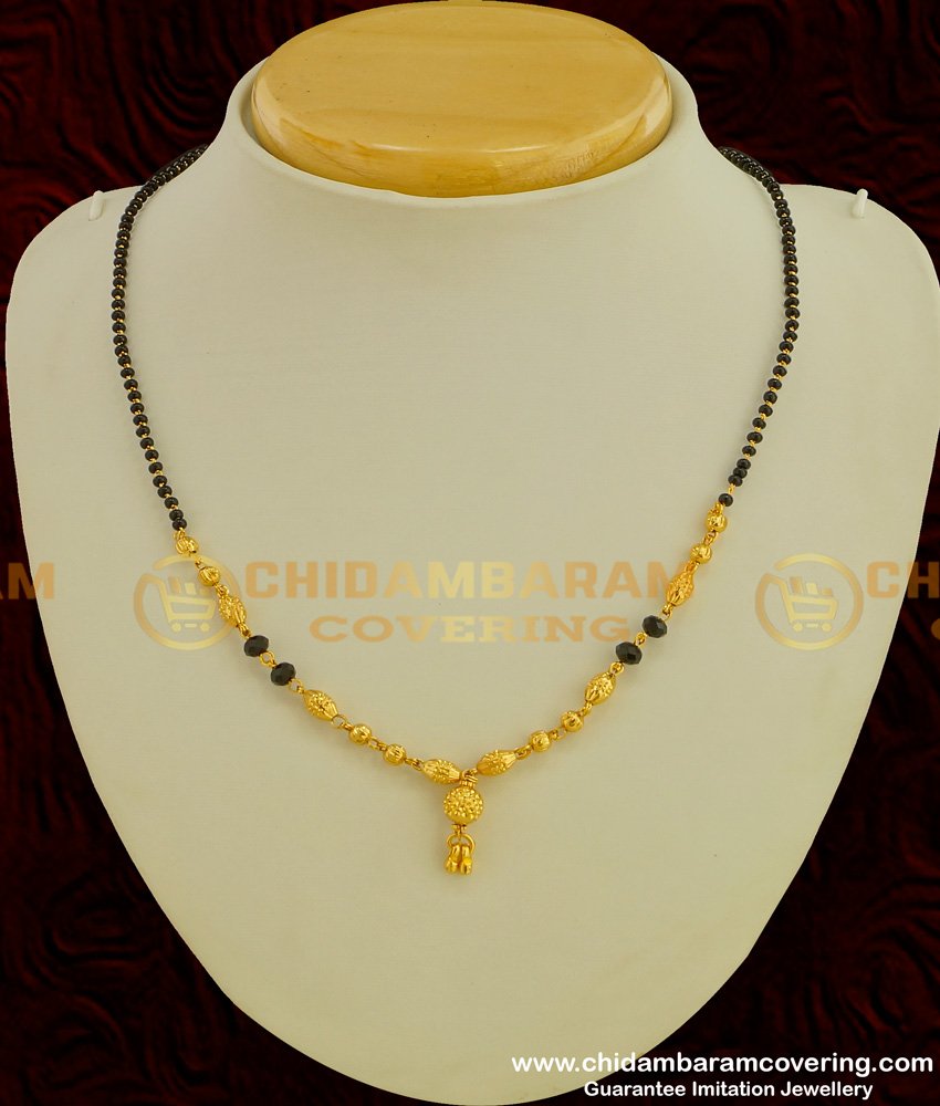 SHN009 - Newly Married Girl Daily Wear Gold Plated Mangalsutra Design Online