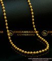 SHN036 - 18 Inches One Gram Gold Light Weight Designer Gold Balls Chain Design for Daily Use