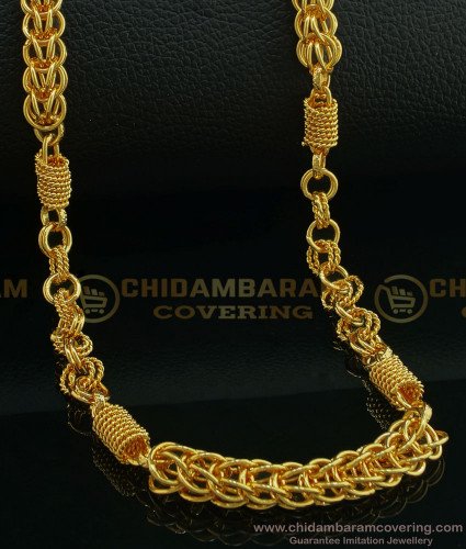 SHN062 - Buy Heavy Link Gold Plated Round Ring Model Thick Boys Chain  