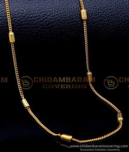 SHN119 - Trendy Short Light Weight Gold Chain Designs Buy Online