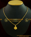 SCHN192 - Beautiful One Gram Gold Lord Ganesh Pendant Designs with Chain Buy Online