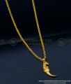 Gold Plated Lion Nail Locket Design with Short Chain for Men