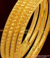 BNG047 - 2.8 Size Traditional Muthu Bangles 4 Pcs Set Daily Wear Gold Plated Bangles Collection Online 