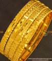 BNG132 - 2.4 Size Light Weight Non Guarantee Bangle Set Of 4 Pieces Buy Online
