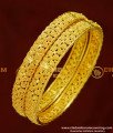 BNG152 - 2.6 Size Latest Elegant Floral Design High Quality Bangles Gold Plated Jewellery Online