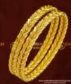 BNG153 - 2.4 Size New Model High Quality Shiny Cutting Designer Strong Solid Bangles Online
