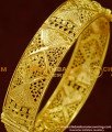 BNG161 - 2.6 Size Stunning Gold Party Wear Broad Single Kada Bangle Online Shopping