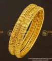 BNG185 - 2.10 Size Latest Unique One Gram Gold Guarantee Bangles Design Collections Online