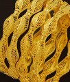 BNG190 - 2.10 Size 4 Pieces Light Weight Gold Bangles Designs Non Guarantee Bangle Low Price Buy Online