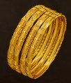 BNG192 - 2.6 Size Bridal Wear Light Weight Non Guarantee Set Of 4 Pieces Designer Bangle Buy Online