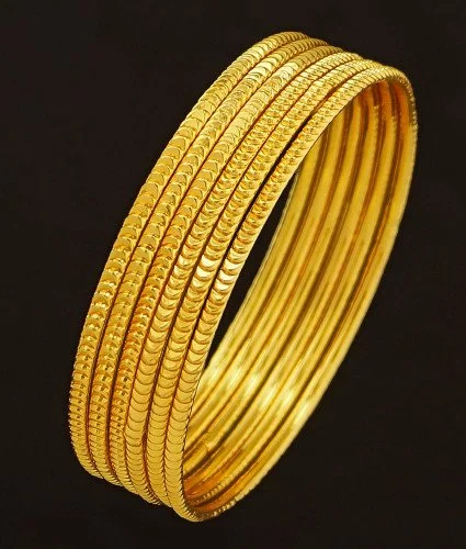 Low Price Gold Plated Bangles For Daily Use South Indian Jewellery Online  B24557
