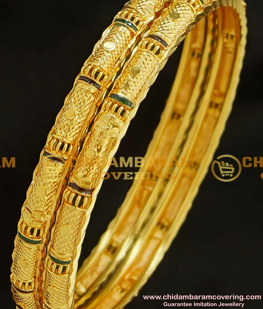 Golden Party Mehko Brass Bentex Gold Covering Bangles, Size: 2.8 2.6 2.4  2.2 2.0, 1 Dozen at Rs 48/piece in Mumbai