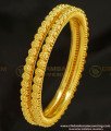 BNG218 - 2.8 Casual Daily Wear Flower Design Gold Plated Bangles Imitation Jewellery 