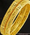 BNG255 - 2.6 Size Bridal Wear Gold Look Bangles Design Gold Plated Jewellery Online
