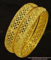 BNG288 - 2.8 Size Indian Bridal Gold Look Designer Broad Bangle Designs Gold Plated Jewellery