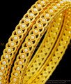 Bng377 - 2.8 Size Latest Collection Pearl Bangles White Beads Bangles Best Price Online