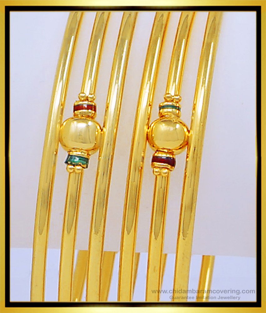 bangles gold design, one gram gold bangles, covering bangles, valayal,kambi valayal,