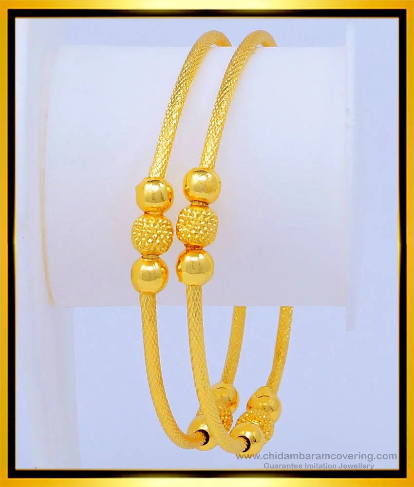 Buy South Indian Gold Bangles Design Thin Bangles for Daily Use