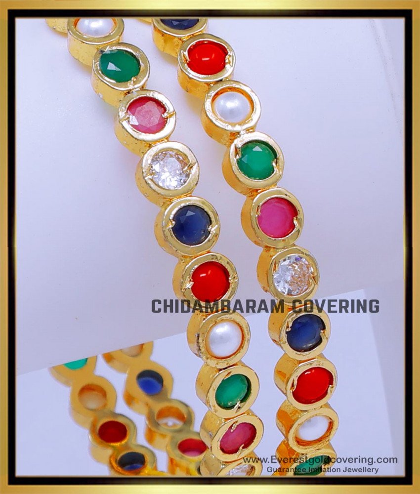 impon bangles, stone bangles, navaratna bangles, navaratna bangles design, navaratna bangles design gold, impon jewellery, 1 gram gold jewellery online shopping cash on delivery