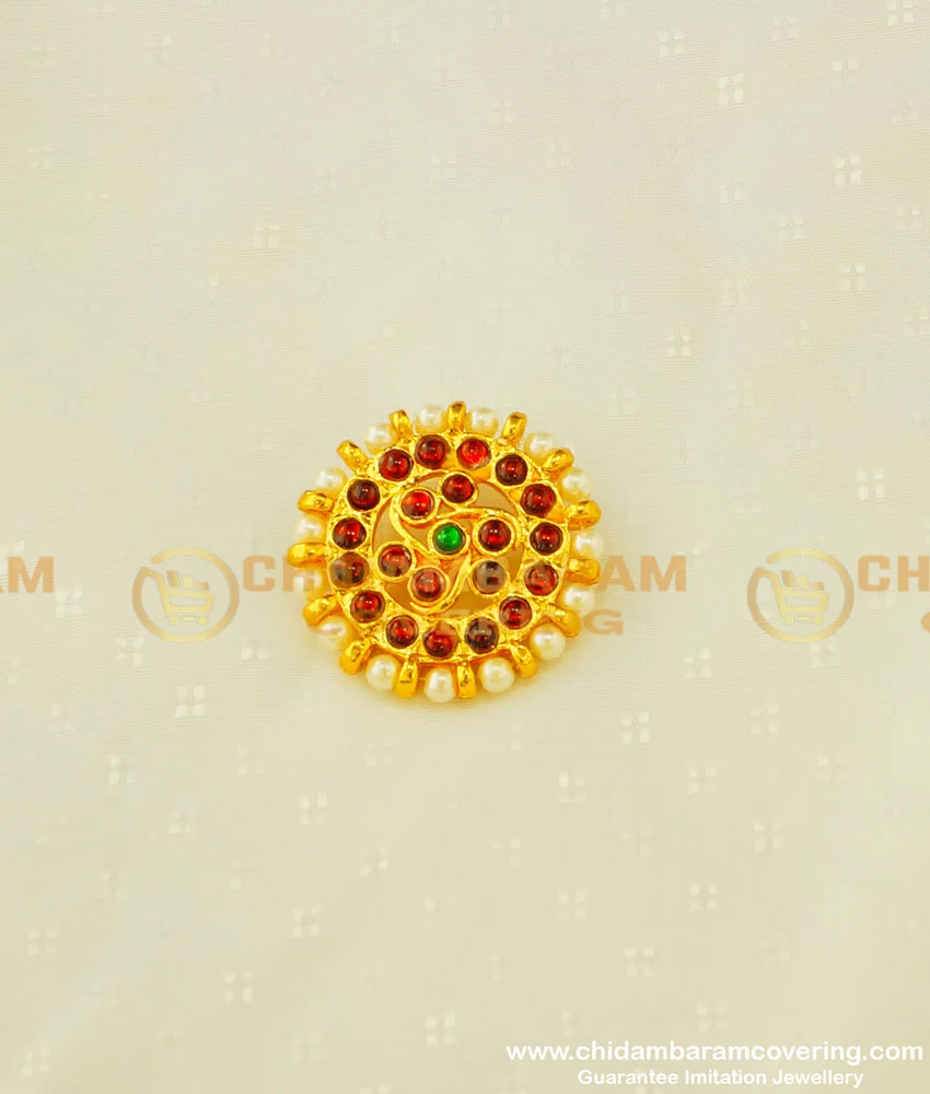 Buy Bharatanatyam Jewellery Brass Gold Finish Pearl Jadai Villai Hair  Jewellery Buy Online