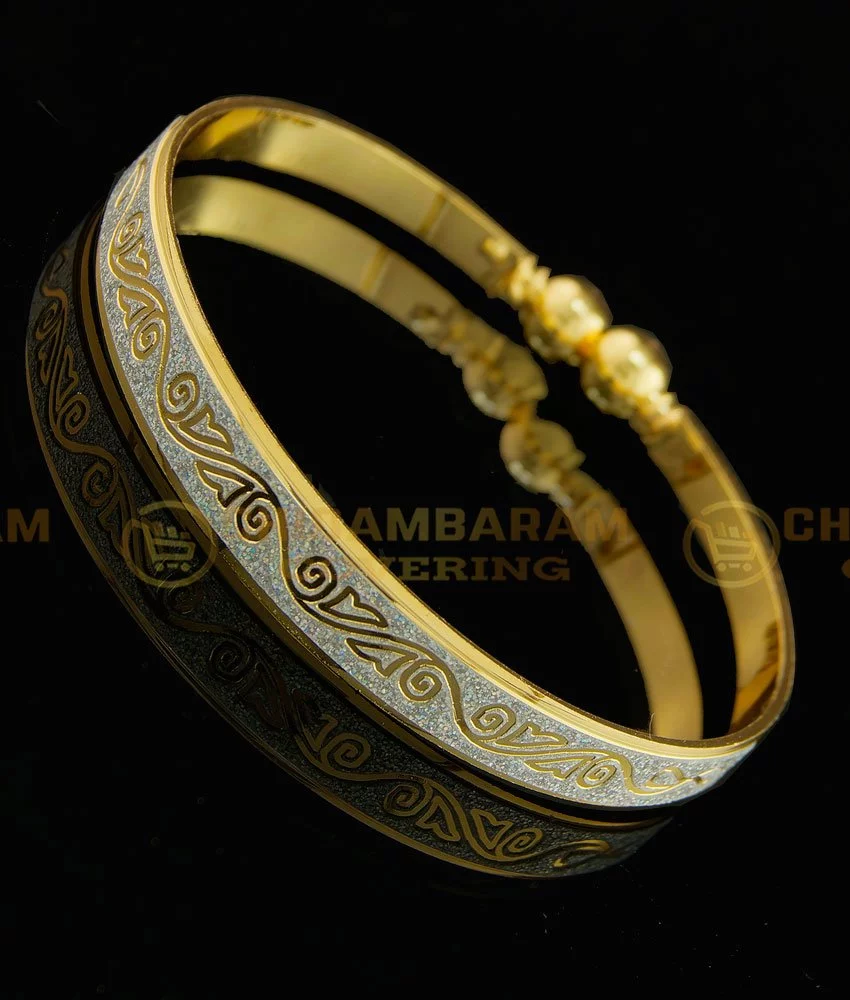 Custom Gold Kada Mens Bracelets 