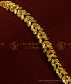 BCT189 - Beautiful Real Gold Style Leaf Design Thick Bracelet Gold Covering Jewelry Online  
