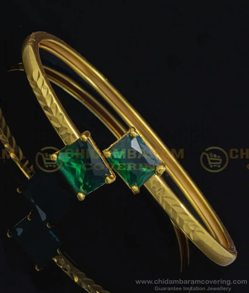 Gift for Her High polished 24K Gold plated Open Bracelet Bangle Women –  Indian Designs