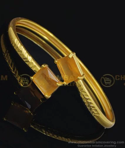 6 Line Hand Made Gold Plated Bracelet With 2 S Locks - Style A724 – Soni  Fashion®