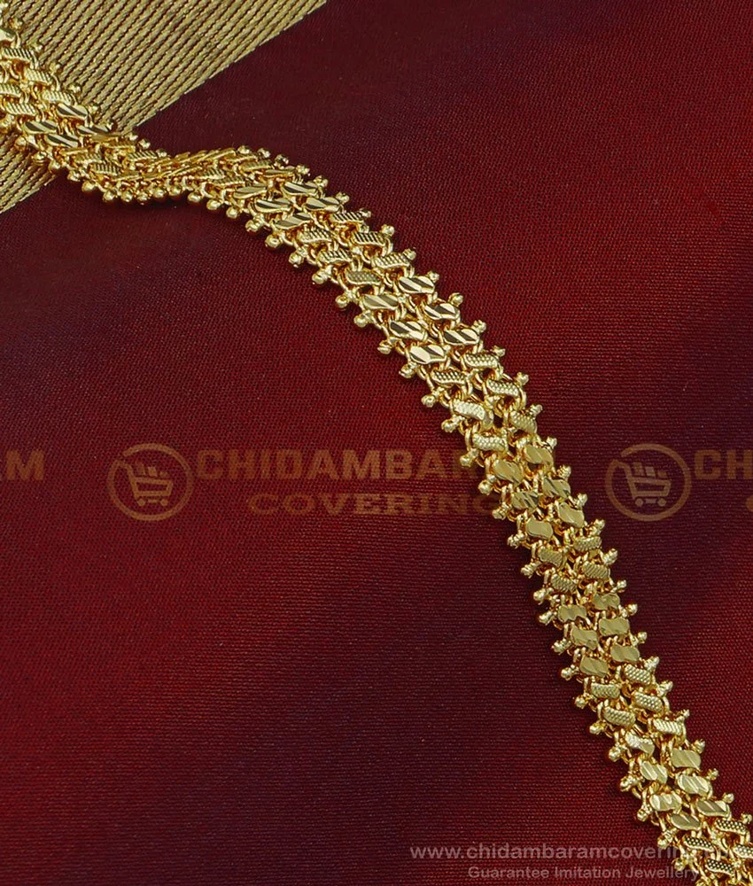 9ct Gold Chain Bracelet | Posh Totty Designs