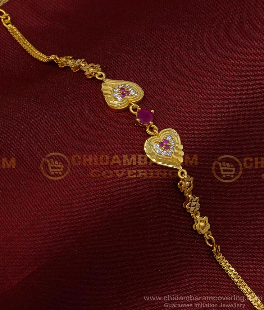 Gold bracelet royal pattern 2.5 mm | JewelryAndGems.eu