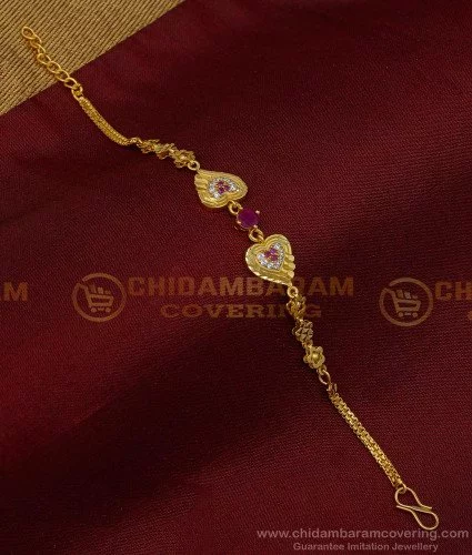 1 Gram Gold Forming Fancy Design High-Quality Kohli Bracelet for Men -  Style B876 - Soni Fashion at Rs 1800.00, Rajkot | ID: 26156096412