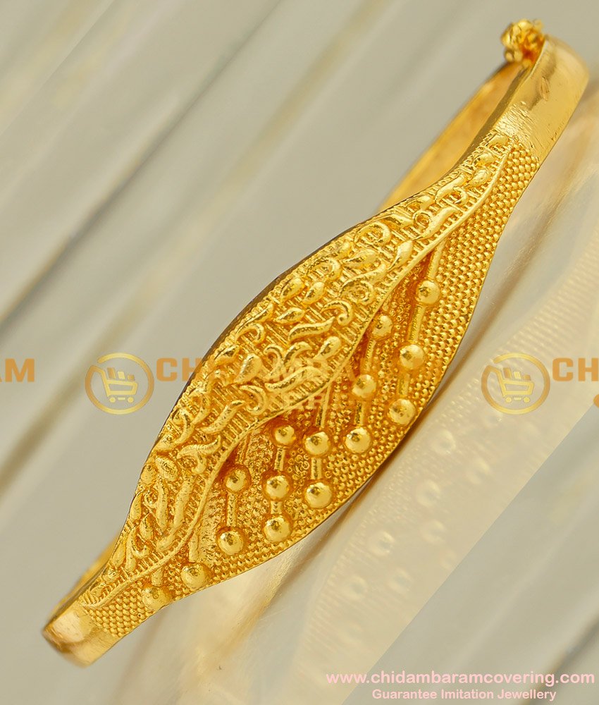 BCT33 - 2-6 Latest Designer Gold Bangle Type Bracelet Design Imitation Jewellery Online 