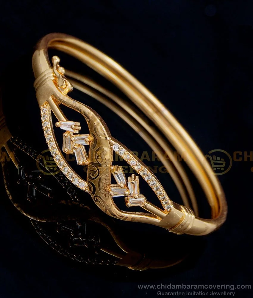 Buy Vaibhav Jewellers 22 KT Signity Gold Ladies Bracelet 54DG3619 Online  from Vaibhav Jewellers