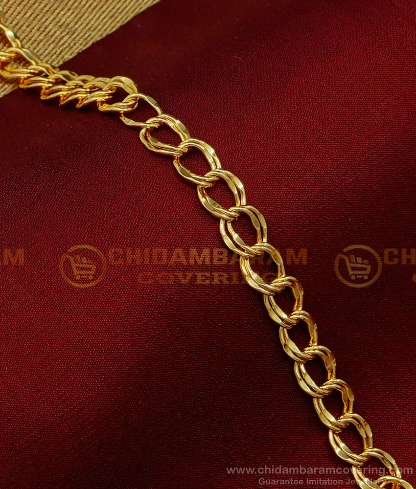 Black Gold Chain Bracelet for Men  wwwsoosicoin