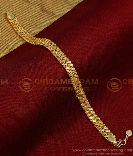 BCT375 - Gold Inspired Gold Plated Jewellery Bracelet for Men 