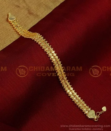 1 Gram Gold Plated Delicate Design Latest Design Bracelet for Women    Soni Fashion