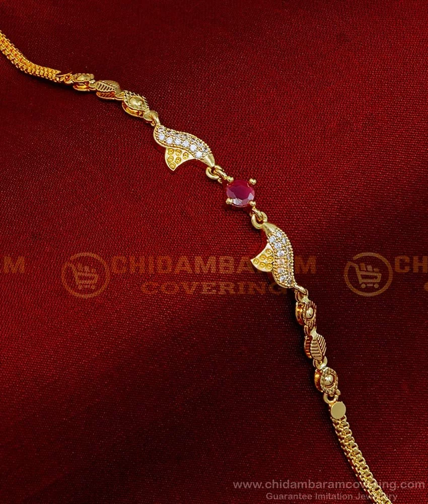 Buy 22Kt Gold Butterfly Baby Hand Chain Bracelet 195G883 Online from  Vaibhav Jewellers