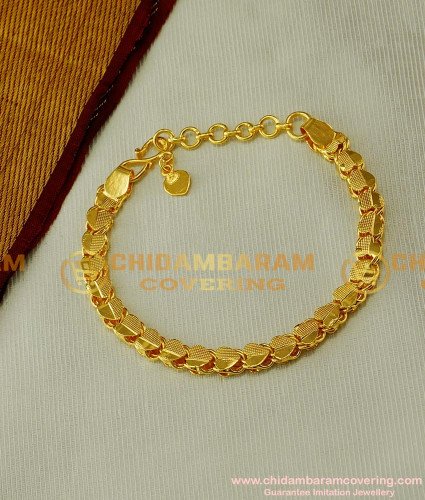 BCT41 - Trendy Gold Inspired Heart Shape Bracelet Design for Women