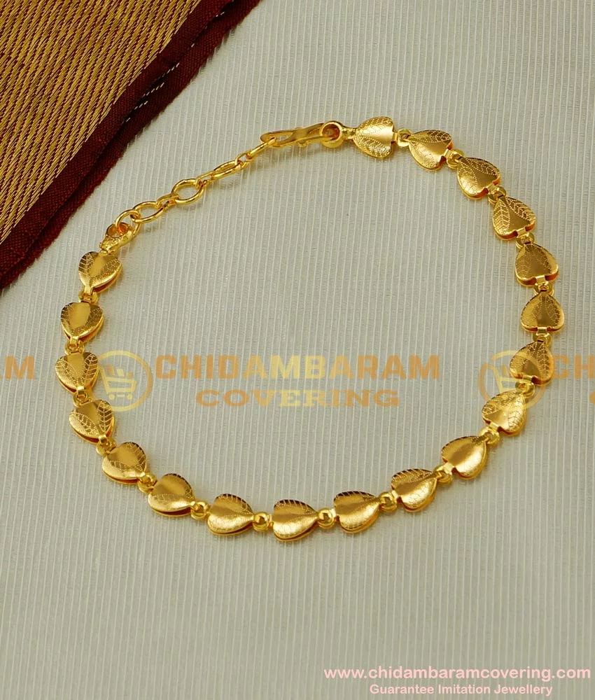 Buy quality 22.k Gold Heart Shape Ladies Bracelet in Ahmedabad