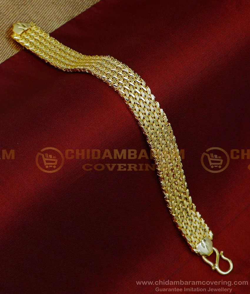 Jewar Mandi Mens Gold Plated fine Bracelet Traditional Handmade 6789 for Men  Womens Boys : Amazon.in: Fashion