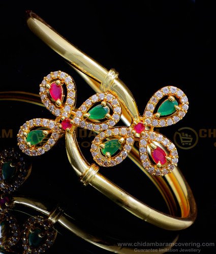 BCT446 - Latest One Gram Jewellery Stone Women Bracelet Gold Design