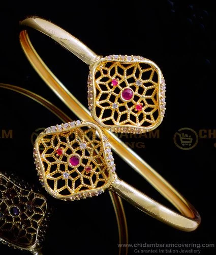 Classic Design Men Kada Bracelet Rose Gold – Empire Jewellery