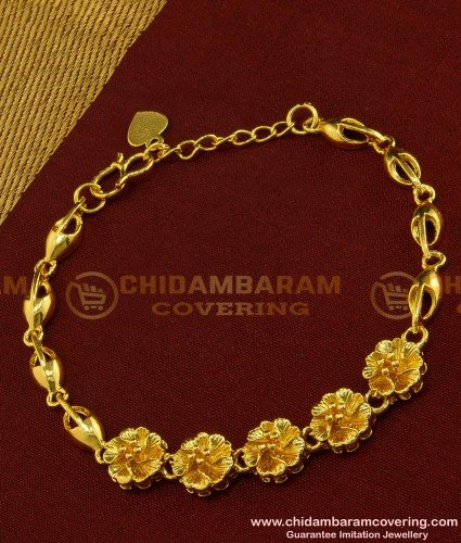 BCT90 - Fashion Female Jewelry Charm Flower Design Bracelet Online