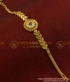 BCT99 - One Gram Gold Pretty Ad Stone Leafy Design Bracelet Design for Women