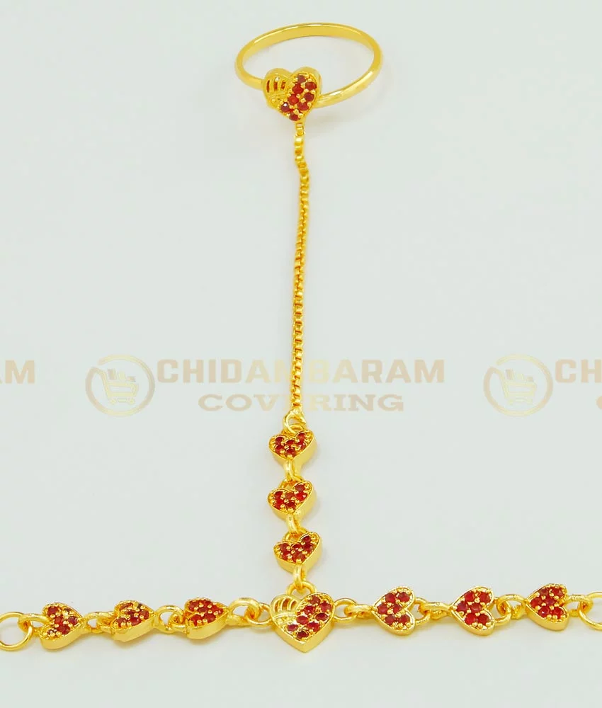 Buy Golden Necklace Set  3 Line Chain  Finger Ring  Bracelet GNCRB  Online at Best Price in India on Naaptolcom