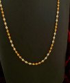 CHN031 - Stylish Gold Plated Pearl and Gold Balls Chain Designs Online 