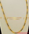 CHN038 - Kerala Karugamani Chain Designs Gold Plated Mangalsutra Online