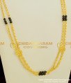 CHN044-LG - Rettai Vadam Black Crystal 30 Inches Chain Gold Model Covering Chains Buy Online