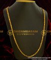 CHN050-LG - 30 Inches Kerala Spring Flexible Long Chain Gold Plated Chain Online