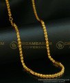 CHN092-LG- 30 Inches Long Kerala Chain Box With Golden Ball Design Daily Wear Chain for Men